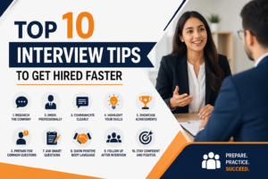 Top 10 Interview Tips to Get Hired Faster